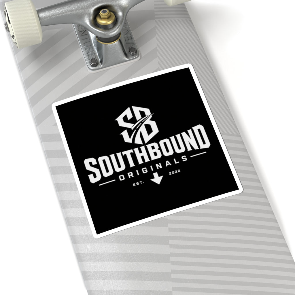 Southbound Originals Logo Sticker — Black Kiss-Cut Laptop Decal