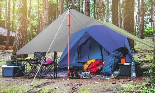Rainproof Camping Tarp Shelter – Lightweight Waterproof Outdoor Canopy