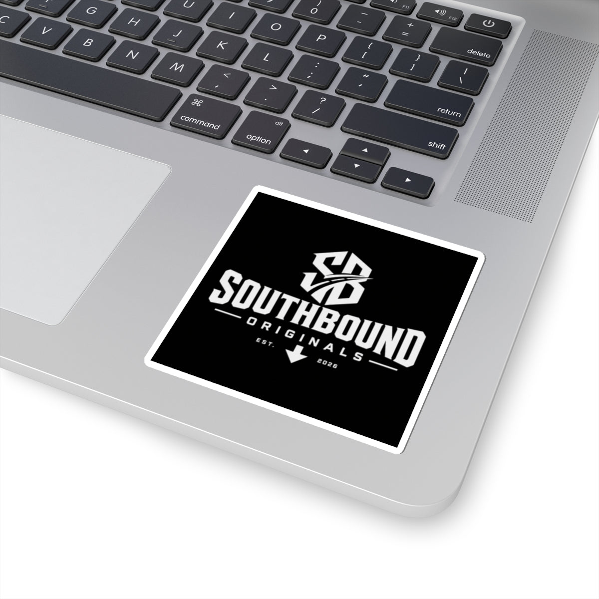 Southbound Originals Logo Sticker — Black Kiss-Cut Laptop Decal