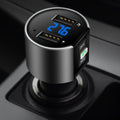 Bluetooth FM Transmitter for Car – Wireless Audio Adapter & USB Charger