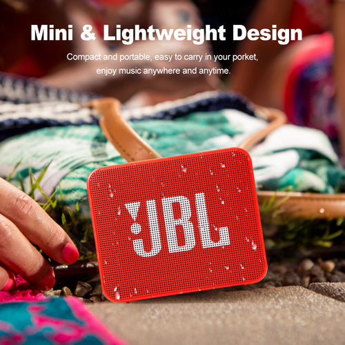 JBL GO 2 Wireless Bluetooth Speaker – IPX7 Waterproof with Built-In Mic