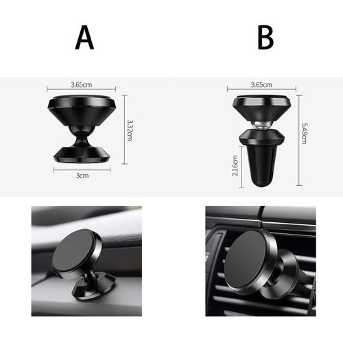 Torras Aluminum Magnetic Car Phone Mount – Center Console Holder