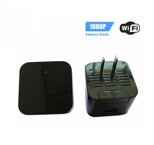 1080P Night Vision WiFi Nanny Cam – Hidden Spy Camera Wall Charger