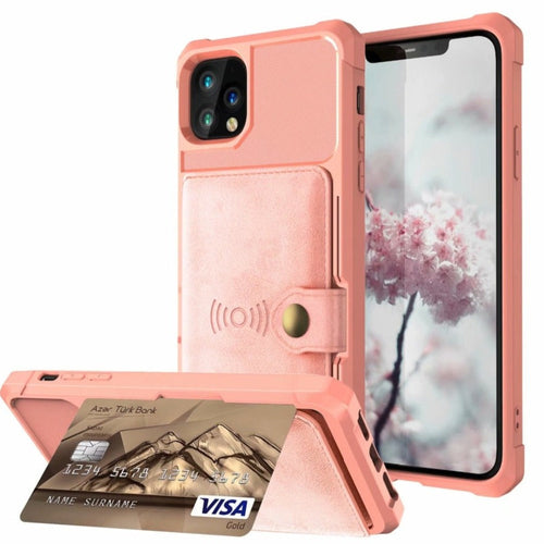 360° Magnetic Leather Wallet Case for iPhone – Card Holder & Full Protection