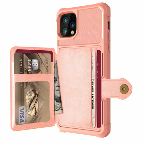 360° Magnetic Leather Wallet Case for iPhone – Card Holder & Full Protection