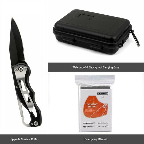 14-in-1 Outdoor Emergency Survival Kit – Camping Safety Gear Set